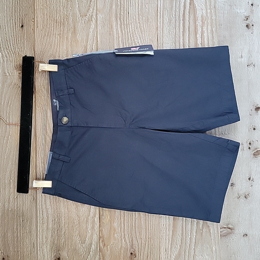 Vineyard Vines Size 14 Navy Blue 9 Inch Breaker Shorts NWT